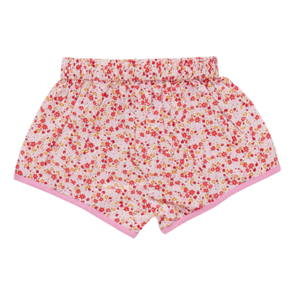 PINK CHICKEN girls millie short - pink mini ditsy
