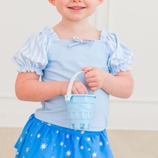 RuffleButts + RuggedButts Puffed Sleeve Skirted 2-Piece