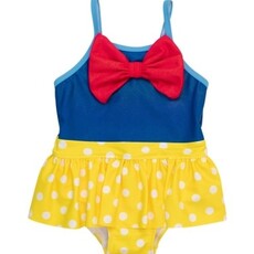 RuffleButts + RuggedButts Big Bow Skirted One Piece