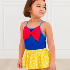 RuffleButts + RuggedButts Big Bow Skirted One Piece