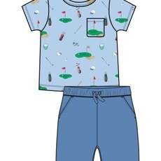 ANGEL DEAR Golf Things Crew Neck Tee And Short