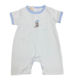 LUNA+ARLO BOOTS AND BLOOMS SHORT PLAYSUIT