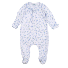 MAGNOLIA BABY SKYLAR'S CLASSICS PRINTED RUFFLE FOOTIE