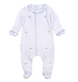 MAGNOLIA BABY SKYLAR'S CLASSICS SCATTERED RUFFLE FOOTIE
