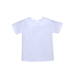 REMEMBER NGUYEN WHITE PIPED SS SHIRT