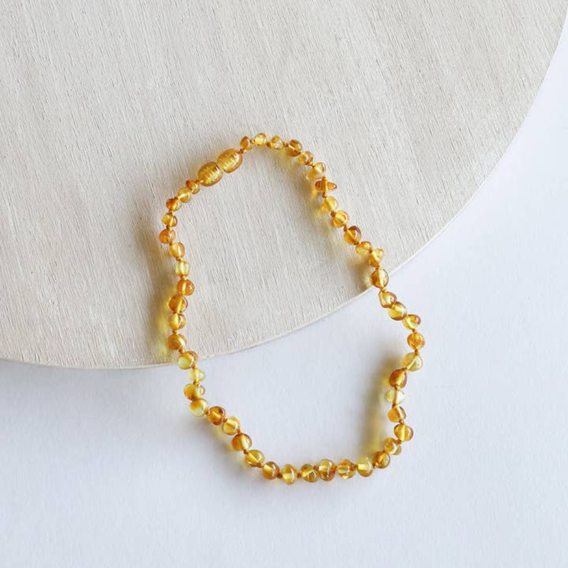 CanyonLeaf POLISHED HONEY BALTIC SEA AMBER NECKLACE