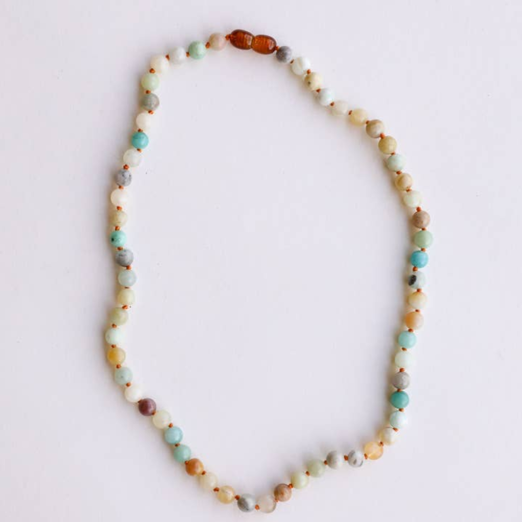 CanyonLeaf NATURAL AMAZONITE GEMSTONE NECKLACE