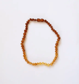 CanyonLeaf RAW BALTIC AMBER + SUNFLOWER NECKLACE