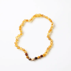 CanyonLeaf RAW HONEY BALTIC AMBER + MOOKAITE JASPER