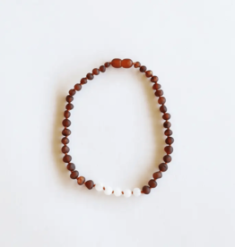 CanyonLeaf RAW COGNAC BALTIC SEA AMBER + MOONSTONE