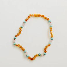 CanyonLeaf RAW HONEY BALTIC AMBER/TURQ/ROSE QRTZ