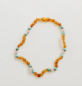 CanyonLeaf RAW HONEY BALTIC AMBER/TURQ/ROSE QRTZ