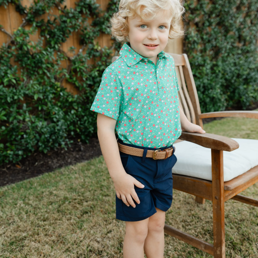 J.BAILEY SPORT POLO BACK TO SCHOOL ON GREEN