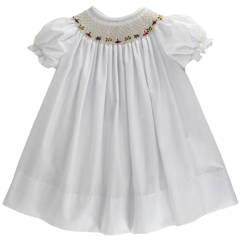 BAILEY BOYS WHITE GEOMETRICS BISHOP-ECRU MULTI