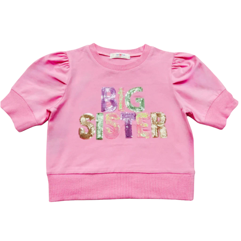 LULU BEBE LILY-BIG SIS SEQUIN PUFF SS SHIRT