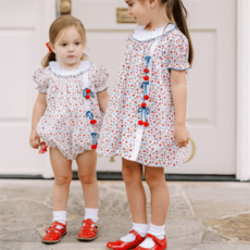 THE PROPER PEONY Foliage Cherry Dress