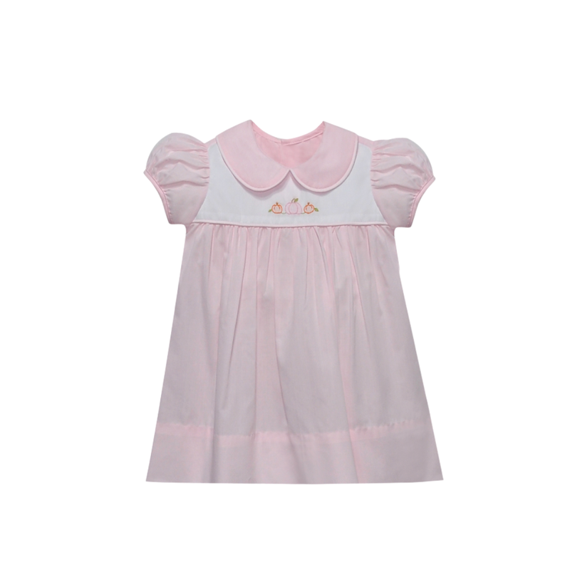 BABY SEN PINK SAWYER DRESS-PUMPKINS