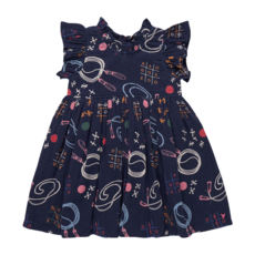 PINK CHICKEN Girls Jennifer Dress - Tic Tac Toe