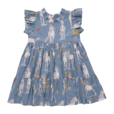 PINK CHICKEN Girls Jennifer Dress - Unicorn Field