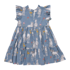 PINK CHICKEN Girls Jennifer Dress - Unicorn Field