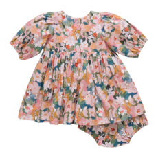PINK CHICKEN Baby Girls Evelyn Dress Set - Watercolor Floral