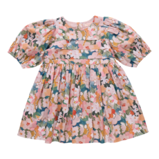 PINK CHICKEN girls evelyn dress - watercolor floral