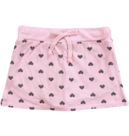 T2LOVE Mini Skirt/Skort Small Hearts-Baby Pink