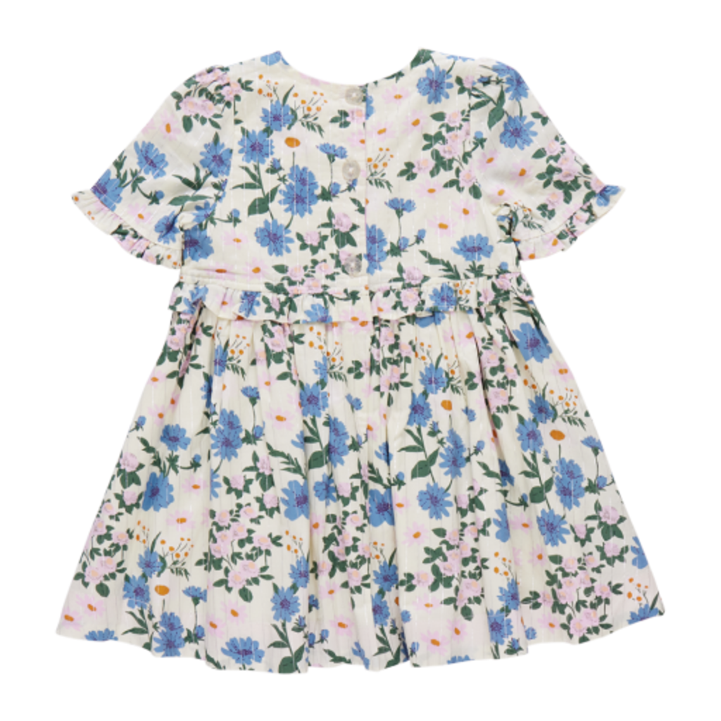 PINK CHICKEN girls raquel dress - melon daisy floral