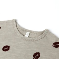 Rylee + Cru Inc. TEE + PANT SET || FOOTBALLS