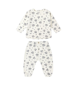 Rylee + Cru Inc. TEE + PANT SET || BLUE FLORAL