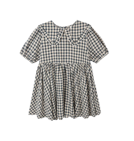 Rylee + Cru Inc. CAMILLE DRESS || NAVY CHECK