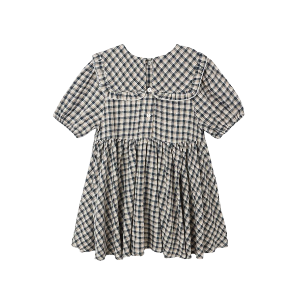 Rylee + Cru Inc. CAMILLE DRESS || NAVY CHECK