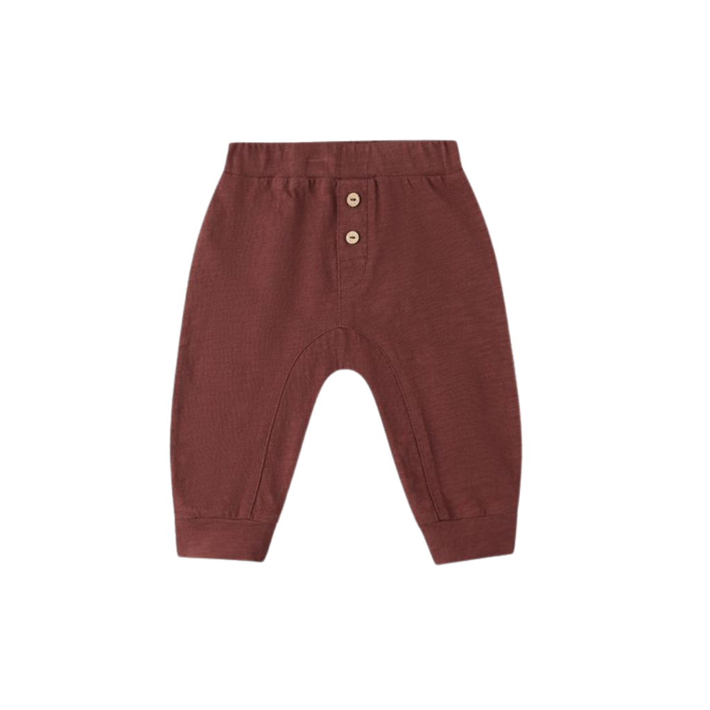 Rylee + Cru Inc. BABY CRU PANT || BURGUNDY