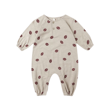 Rylee + Cru Inc. HENLEY JUMPSUIT || FOOTBALL