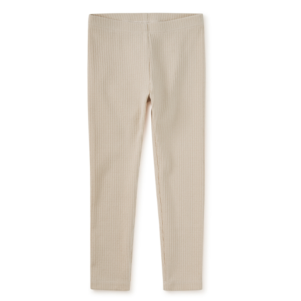 Girl's Pointelle Leggings Birch