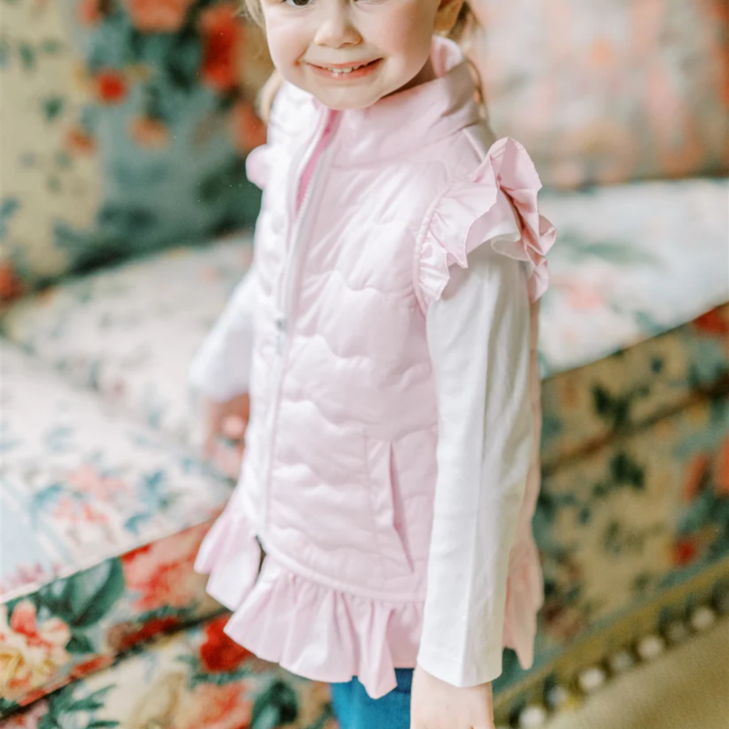 THE PROPER PEONY Girl's Pink Vest