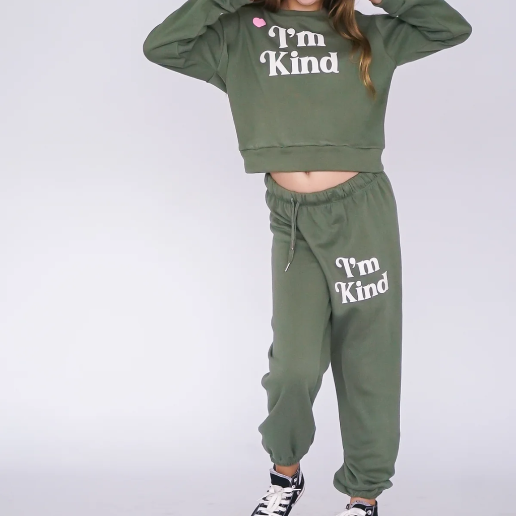 FLOWERS BY ZOE Girl's Army Wash Pant