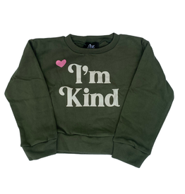 FLOWERS BY ZOE Girl's Sweatshirt Army Wash