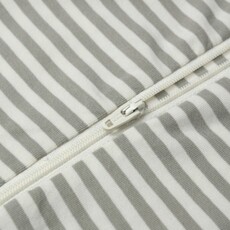 QUINCY MAE ZIP LONG SLEEVE SLEEPER || FERN STRIPE