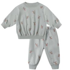 QUINCY MAE RELAXED SWEATSHIRT W/SWEATPANTS| MOOSE