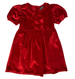 EMMA JEAN KIDS Chelsea Bow Dress-Red