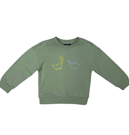 EMMA JEAN KIDS Dinosaur Embroidery Sweatshirt