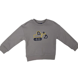 EMMA JEAN KIDS Excavator Embroidery Sweatshirt