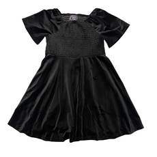 EMMA JEAN KIDS Molly Smocked Dress-Black