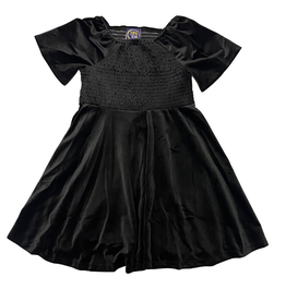 EMMA JEAN KIDS Molly Smocked Dress-Black