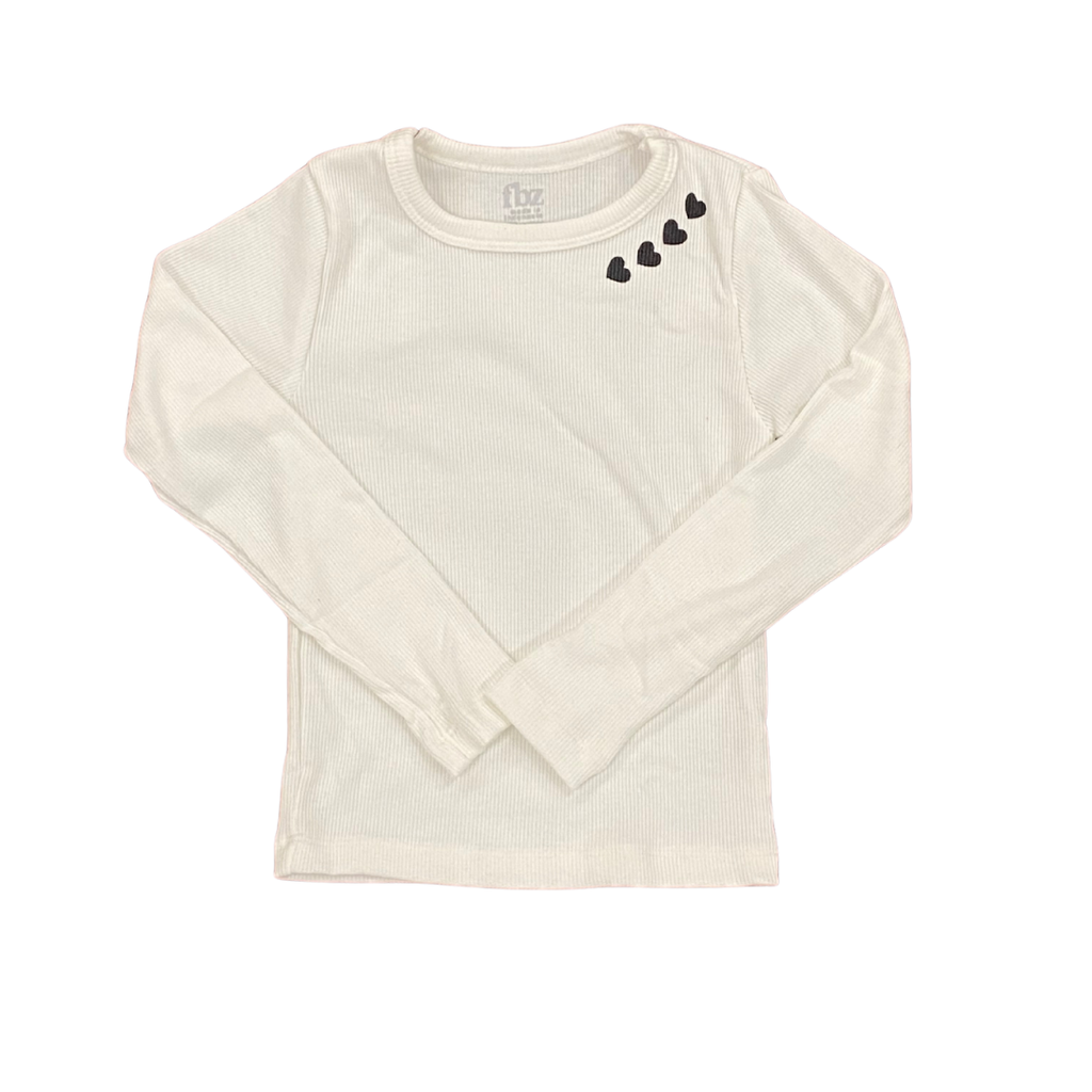 FLOWERS BY ZOE Girl's Off White Top