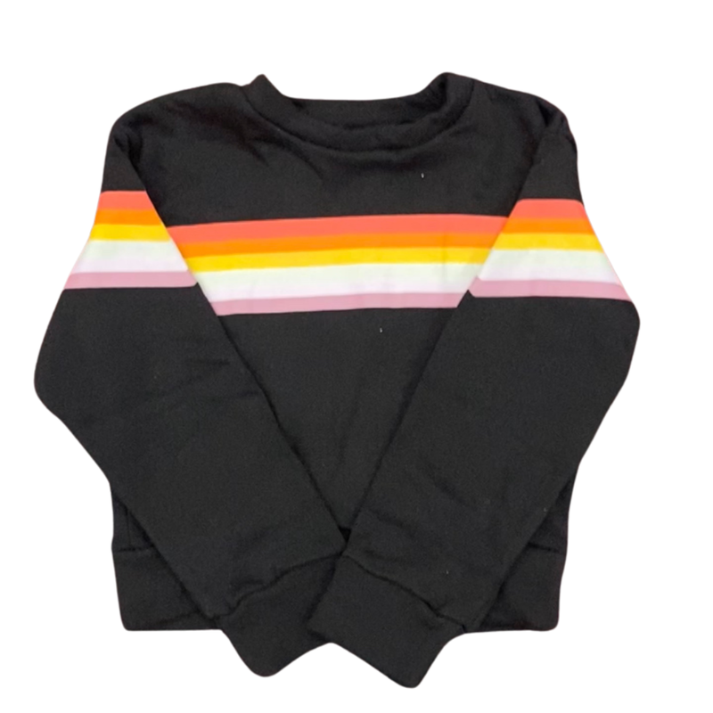 FLOWERS BY ZOE Girl's Blackwash Sweatshirt