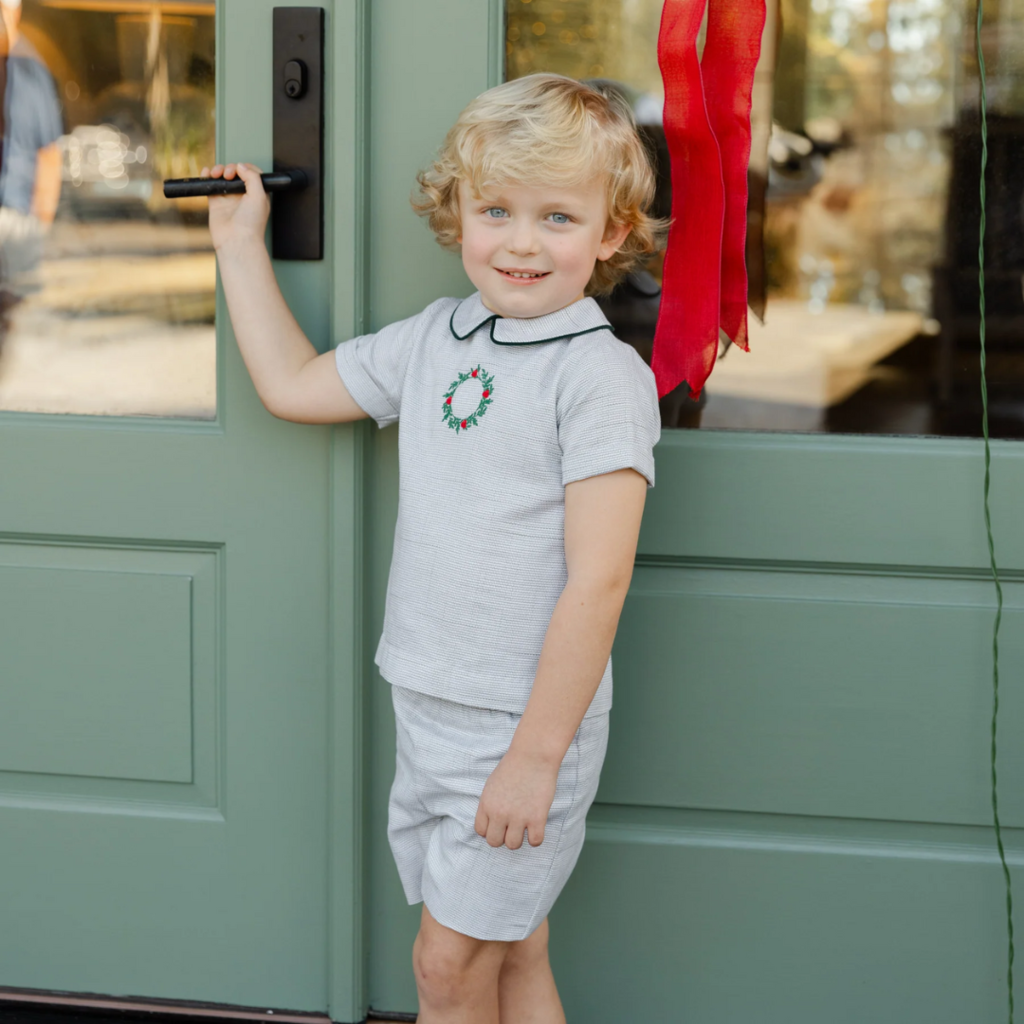 BAILEY BOYS Boy's Laurel Wreath, Dressy Short Set