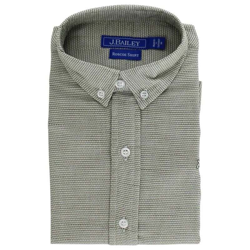 J.BAILEY Boy's Button Down, Basil