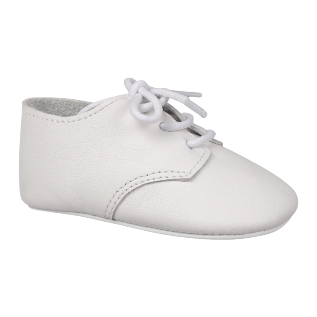 OOMPHIES AUGUST CRIB WHITE LEATHER